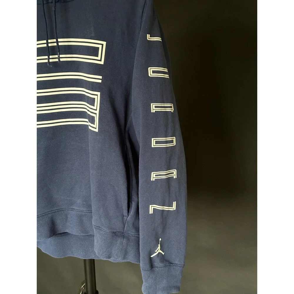 AIR JORDAN Men's‎ Navy Blue Pullover Hoodie Size Medium  Jumpman